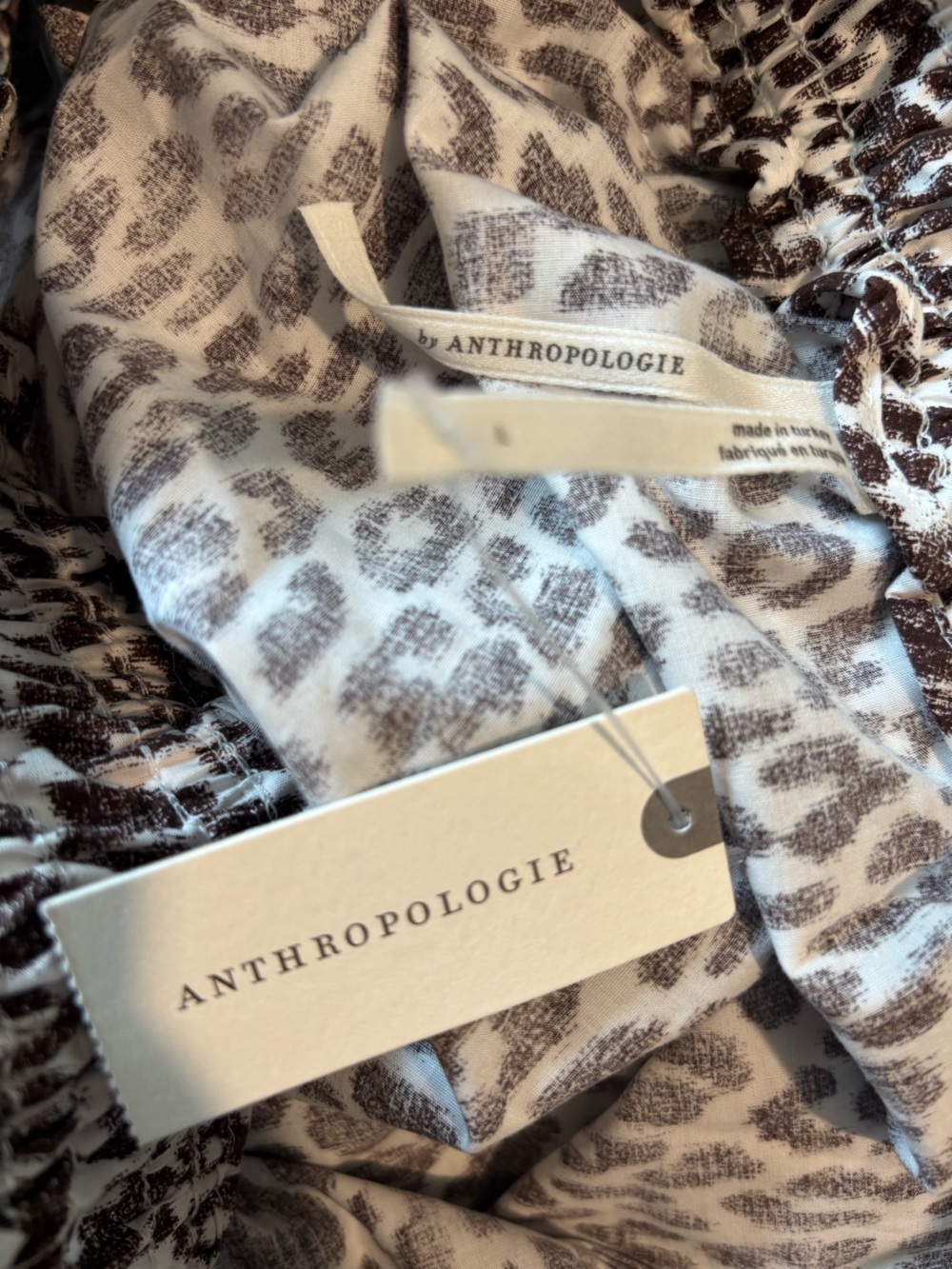 ANTHROPOLOGIE The Somerset Maxi Skirt In Brown Animal Print Size Large NWT - Picture 10 of 11
